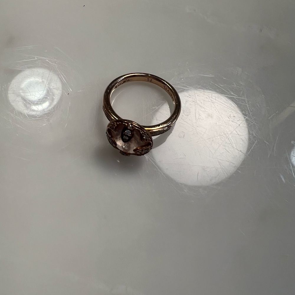 Thomas Sabo ring, sterling silver, rose gold plated size 52